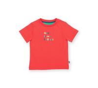 Kite Boys Organic Kind Brave Brilliant T-Shirt - 9-12 months - Red