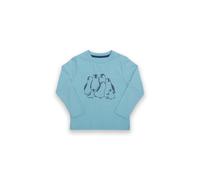 Kite Boy's Penguin Huddle Organic Cotton T-Shirt in Blue | Size: 9-12 m Kite Blue 9-12 m