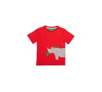 Kite Boy's Rhino Pals T-Shirt in Red | Size: 10-11 Years Kite Red 10-11 Years