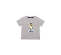 Kite Boy's Space Dino T-Shirt in Grey | Size: 9-12 m Kite Grey 9-12 m