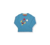 Kite Boy's Space Pals Organic Cotton T-Shirt in Blue | Size: 9-12 m Kite Blue 9-12 m