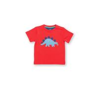 Kite Boy's Steggie Stomp Organic Cotton T-Shirt in Red | Size: 4 Years Kite Red 4 Years