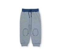 Kite Boy's Stripy Organic Cotton Joggers in Navy | Size: 4 Years Kite Navy 4 Years