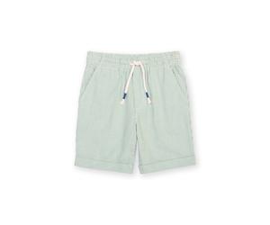Kite Boy's Ticking Shorts in Green | Size: 9 Years Kite Green 9 Years