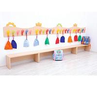 Kite Children's Classroom Coat Hooks 100cm L x 32cm W