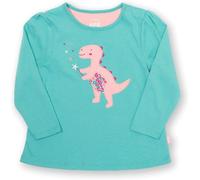 Girl's T-shirt Kite Dino Magic Bleu 6 ans