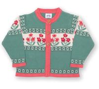Kite Girl's Rosey Posey Cardi in Green | Size: 6-9 m Kite Green 6-9 m