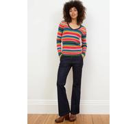 Folke Flare Stretch Denim Jeans Kite Midnight 12