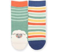 Kite Clothing Kids Baa Baa 90% Cotton 2 Pack Grippy Socks - - Size: S