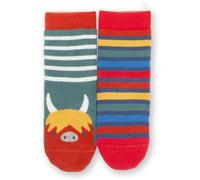 Kite Clothing Lunar Ox Baby/Kids 90% Organic Cotton Grippy Socks - - Size: M