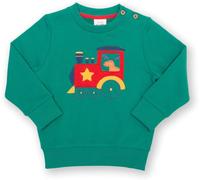 Kite Boy's Moose On The Loose Sweatshirt in Green | Size: 6-9 m Kite Green 6-9 m
