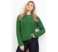 Kite Farrington Knit Jumper In Green Green XS