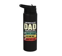 Kite Flyer Dad Stainless Steel Insulated Water Bottle