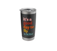 Kite Flying Fly A Kite Windy Days Stainless Steel Insulated Tumbler