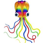 Kite for Adults Giant Octopus Kite for Outdoor Fun Large 3D Kites with Reel for Beach, Park, and Family Gatherings - Easy to Fly for Outdoor Adults Children Line Kites for Kids Toys