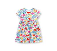 Kite Girl's Dino Day Organic Cotton Dress | Size: 5 Years Kite Multicolor 5 Years