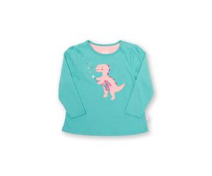Kite Girl's Dino Magic Tunic in Blue | Size: 9-12 m Kite Blue 9-12 m