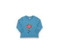 Kite Girl's Fab Flower Organic Cotton Sweatshirt in Blue | Size: 7 Years Kite Blue 7 Years