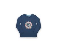 Kite Girl's Mandala Organic Cotton T-Shirt in Navy | Size: 4 Years Kite Navy 4 Years
