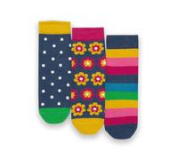 Kite Girls Organic Flower Socks - 12-24m | 1-2y