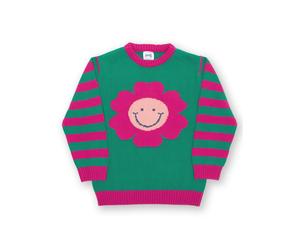 Kite Girls Organic Happy Flower Jumper - 8 years