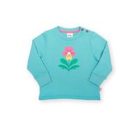 Kite Girls Organic Pansy Sweatshirt - 6 years - Blue