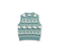 Kite Girl's Pixie Petals Knit Vest in Green | Size: 7 Years Kite Green 7 Years