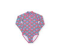 Kite Girl's Rainbow Shell Long-Sleeved Swimsuit | Size: 6 Years Kite Multicolor 6 Years