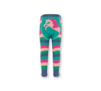Kite Girl's Stripy Tights Teal | Size: 10-12 Years Kite Multicolor 10-12 Years