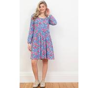 Kite Harbour Jersey Dress In Blue Blue M