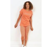 Kite Holt Cropped Leggings Petal Perfume In Orange Orange 10