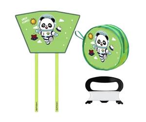 Kite Kit - Funny Handheld Foldable Interactive | Polyester Fabric with Ergonomic Spool String & Wind Catcher Aerodynamic Wings for Beach Outing, Meadow Running, School Recess
