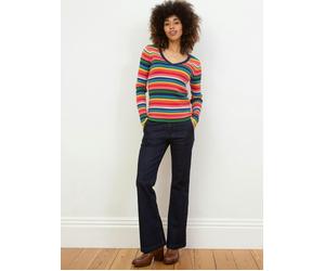 Kite Organic Folke Flare Stretch Denim Jeans - 8