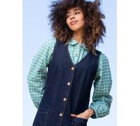 Kite Organic Purewell Denim Pinafore Dress - 20