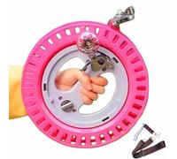 Kite Reel with Shoulder Strap, ABS Plastic Alloy String Winder, Brake, Ratchet Lock, Ball Bearing Omnibearing, Line Guide