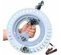 Kite Reel with Shoulder Strap, ABS Plastic Alloy String Winder, Brake, Ratchet Lock, Ball Bearing Omnibearing, Line Guide