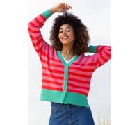 Kite Sandbanks Organic Cotton Knit Cardigan In Pink Pink XL