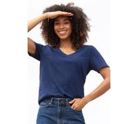 Kite Sandford V-Neck Slub Jersey T-Shirt Midnight In Navy Navy 10