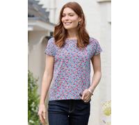 Kite Women's Alum Jersey Top Meadow Ditsy Bright | Size: 16
