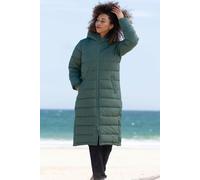 Kite Women's Ash Long Padded Duvet Coat in Green | Size: Large Kite Green L