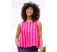 Kite Women's Askerswell Sleeveless Woven Top Azalea Stripe in Pink | Size: 10 Kite Pink 10
