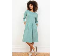 Kite Women's Beechwood 3/4 Sleeve Jersey Dress in Green | Size: 10