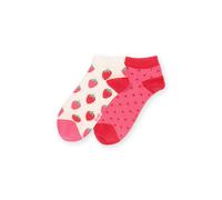Kite Women's Berry Brave Trainer Socks in Pink | Size: 4/7