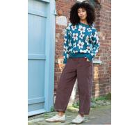 Kite Women's Bloxworth Barrel Leg Cord Trousers in Brown | Size: 18 Kite Brown 18