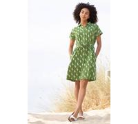 Kite Women's Charlton Slub Weave Dress Stay Wild in Green | Size: 18 Kite Green 18