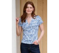 Kite Women's Cheselbourne Jersey Top Full Bloom in Blue | Size: 20 Kite Blue 20