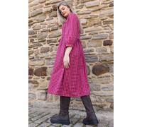 Kite Women's Damson Check Worgret Flannel Dress in Pink | Size: 14 Kite Pink 14