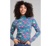 Kite Women's Folksy Bloom Bagber Turtle Neck Jersey Top | Size: 18
