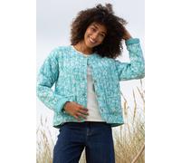 Kite Women's Harbin Quilted Jacket Ocean Bloom in Aqua | Size: Small Kite Aqua S
