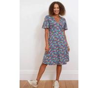 Kite Women's Highcliffe Jersey Wrap Dress Flower Patch | Size: 18